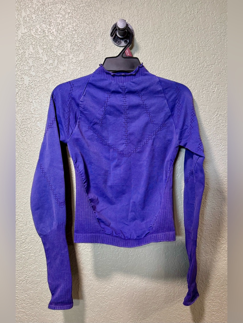 FP Movement by Free People Purple Long-Sleeve Seamless Top size M/L